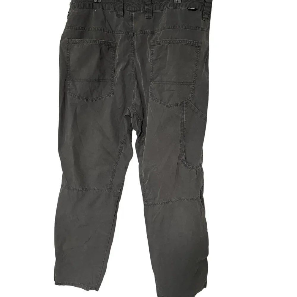 Patagonia Men’s 38x30 Casual Pants Dark Gray Organic Cotton Nylon